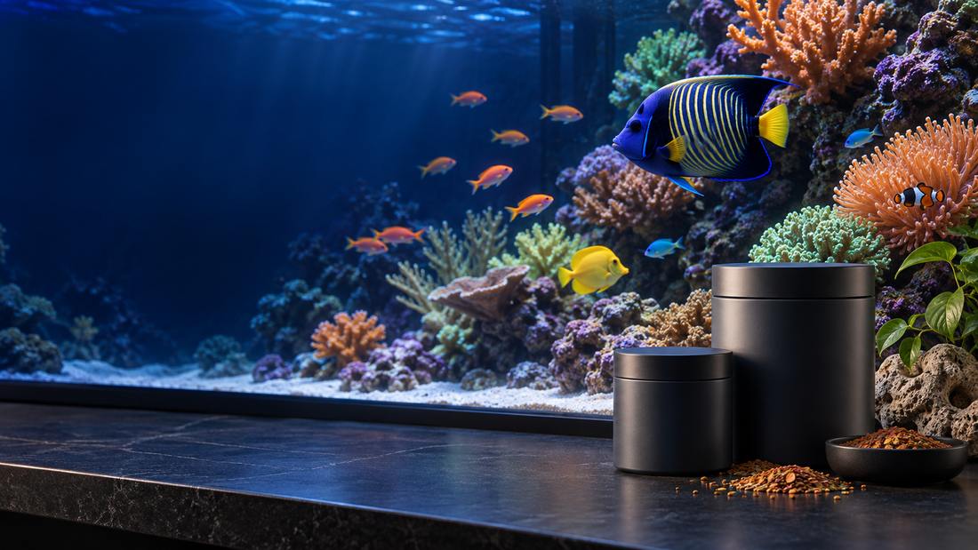 Custom concept artwork for A&M Aquatics: aquatic and pet retail presentation