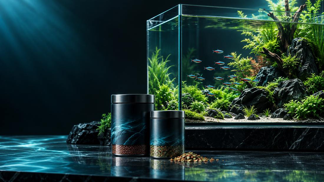 Custom concept artwork for Aquanexus: aquatic and pet retail presentation